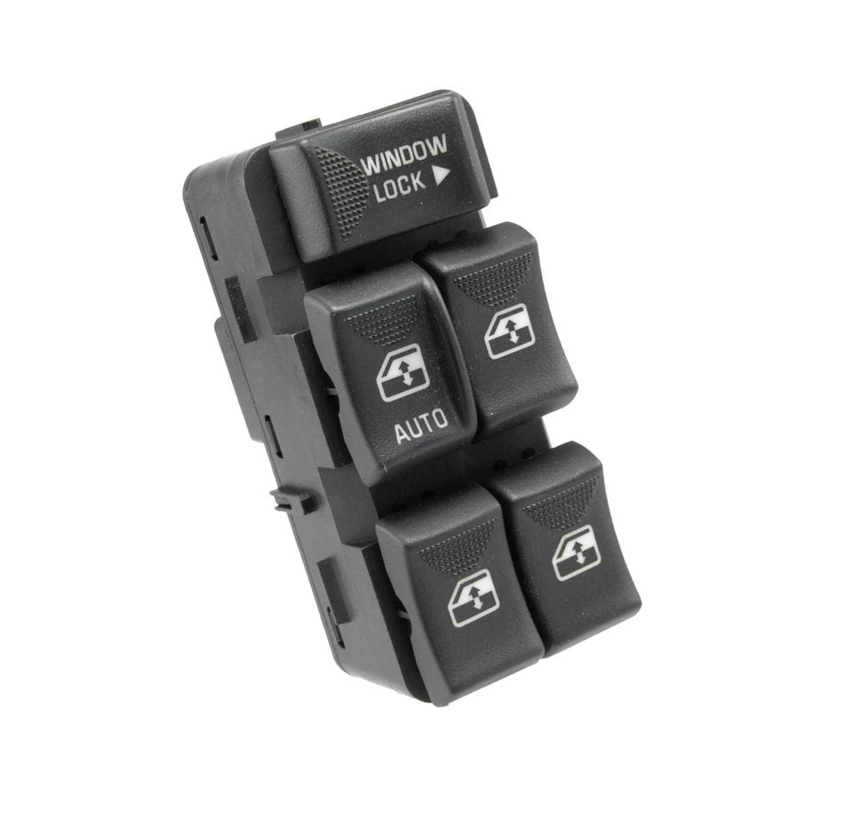 Interruptor de ventana eléctrica delantero derecho lado del conductor para 00-05 Chevy Impala Lumina 10283834 Foto 3 de 4
