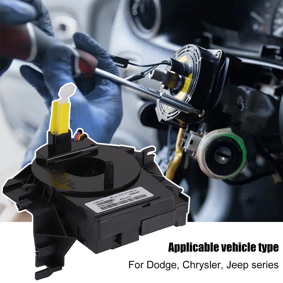 Resorte de reloj para Jeep Wrangler JK 2007-2018 con sensor de ángulo volante EE. UU. Foto 3 de 4