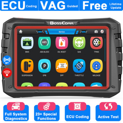 Auto Bidirectional OBD2 Scanner All System ECU TPMS KEY Coding Diagnostic Tool
