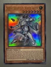 YUGIOH SUPER QUANTUM WHITE LAYER ASIA ENGLISH EDITION CR08-AE087 ULTRA RARE