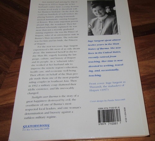 Twilight over Burma: My Life as a Shan Princess ~ Inge Sargent. sc HERE in MELB - Picture 3 of 12