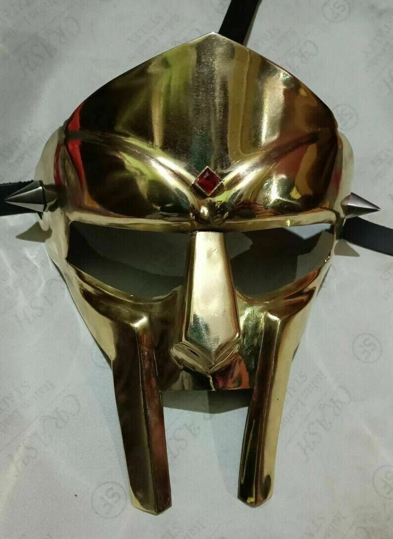 MF Doom Mad Villain Gladiator Mask Wearable Cosplay Costume