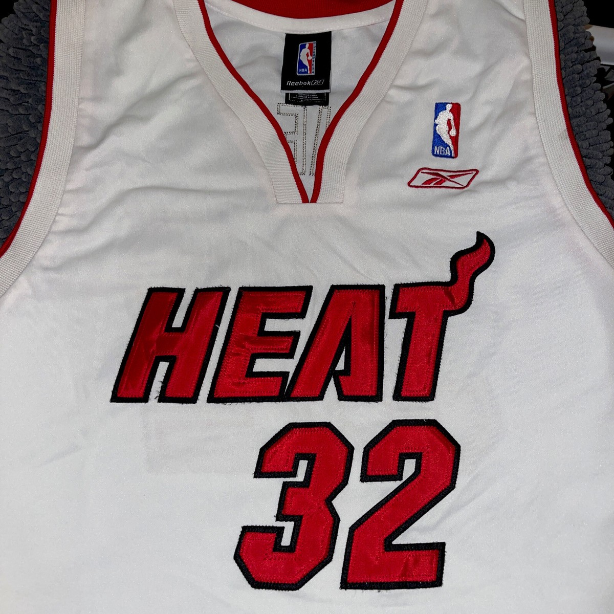 Vintage NBA Miami Heat Shaq Shaquille O'Neil #34 Reebok Jersey