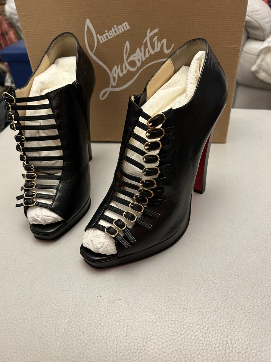 Christian Louboutin Manon 120 Kid Boots High Heels Size Uk