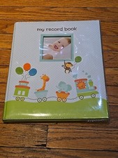Baby Record/Memory Book By Lil Peach, Blue Color, Boy, Jungle Theme, Brand New
