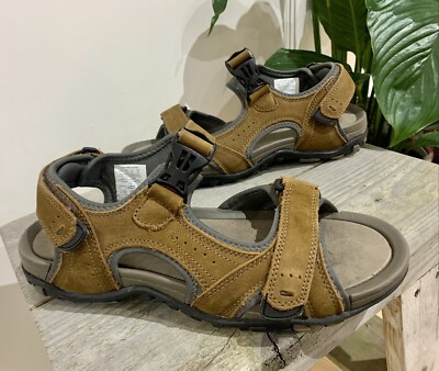 NEW Men's Mountain Warehouse Rock Shore Ten Leather Open Walking