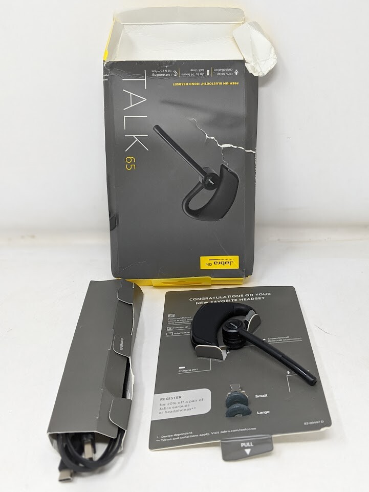 【新品】Jabra Talk65 片耳ヘッドセット Jabra 製品のサポートを受ける