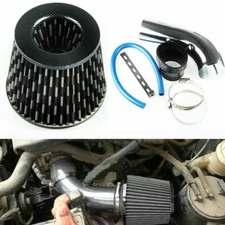 Cold Air Intake Filter Induction Kit Pipe Power Flow Hose System Car Accessories