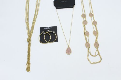 Nuovo Lotto Orecchini Bracciale Collana Oro Gioielli da Kohls Nuovi con Etichette #LOTTO16 - Foto 3 di 3
