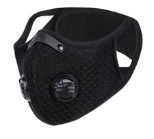 Five 5  Activewear Face Masks With Active Carbon Filter Reusable Washable Cover