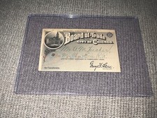 1895 Chicago Board of Trade Annual Visitor Ticket – Original Exchange Floor Pass