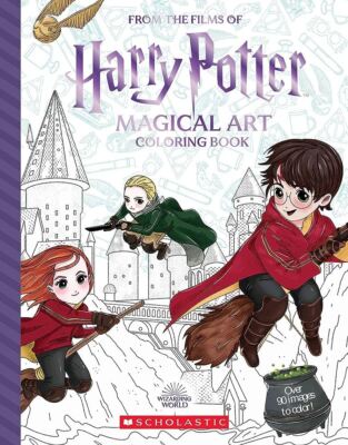 Harry Potter Magical Art Colouring Book *FREE P&P*