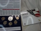 2013 Uncirculated Dollar 6 Coin Set Silver Eagle US Mint $1 COA OGP