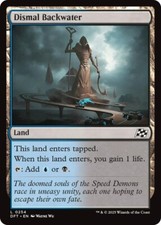 Dismal Backwater FOIL #254 MTG Aetherdrift NM X1