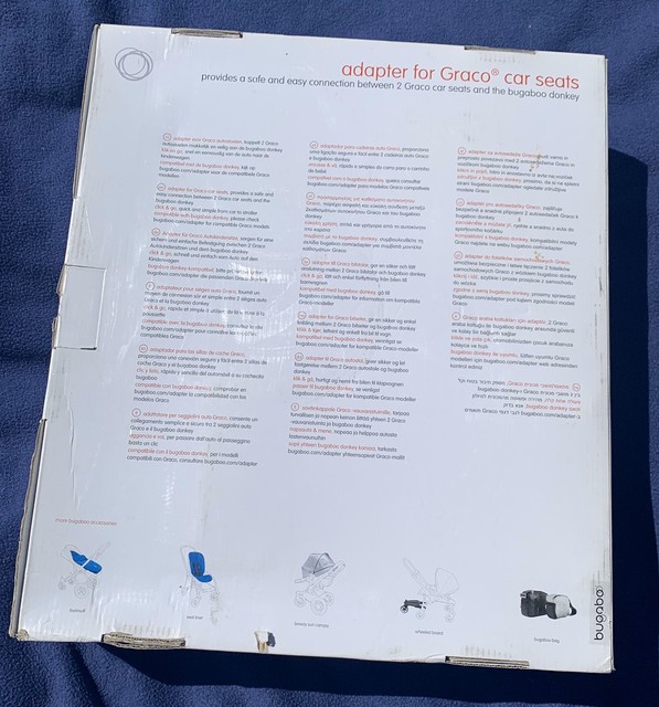 bugaboo donkey graco car seat adapter