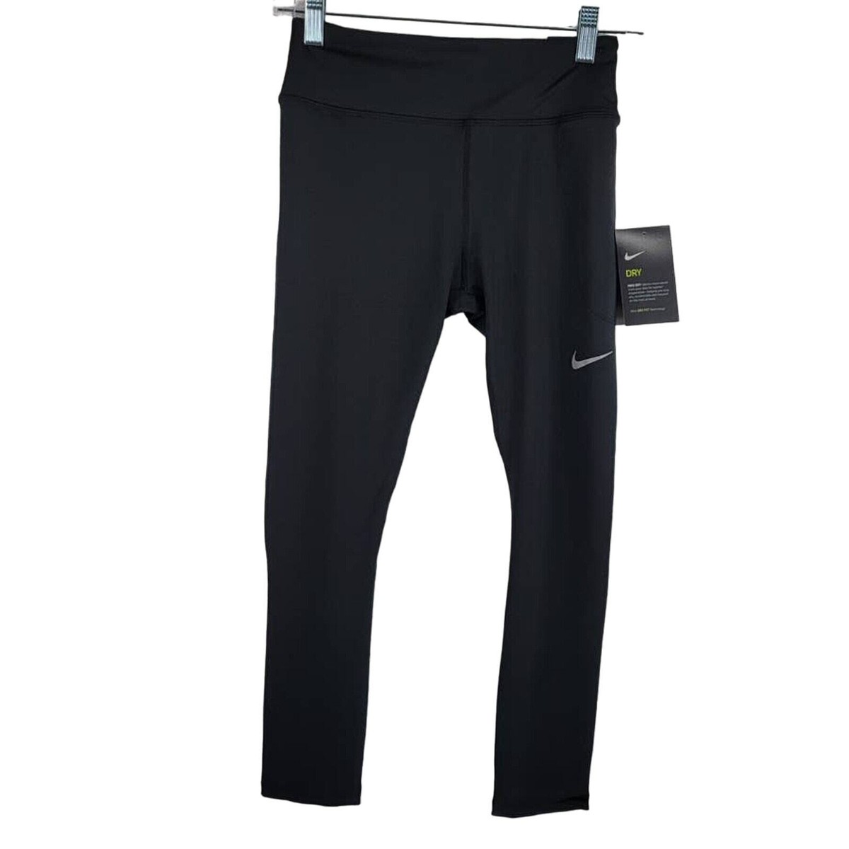 Nike Running Tight Fit, Collant Crop Length Black Athletic