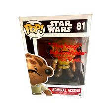 Tim Rose Signed Admiral Ackbar Funko Pop Star Wars It's A Trap Beckett COA