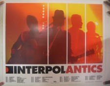 Interpol Poster Promo Antics Tour Dates Mint