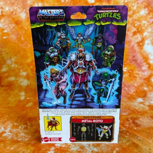 Splinter-Skull Turtles of Grayskull – Modellino MOTU x TMNT Origins NUOVO sigillato - Foto 3 di 6