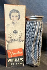 Vintage 1927 Genuine Wireless Ice Bag in Original Box