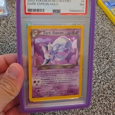 Dark Espeon 4/105 Neo Destiny 2002 Holo Rare PSA 7 Graded Cert 158660429 on eBay