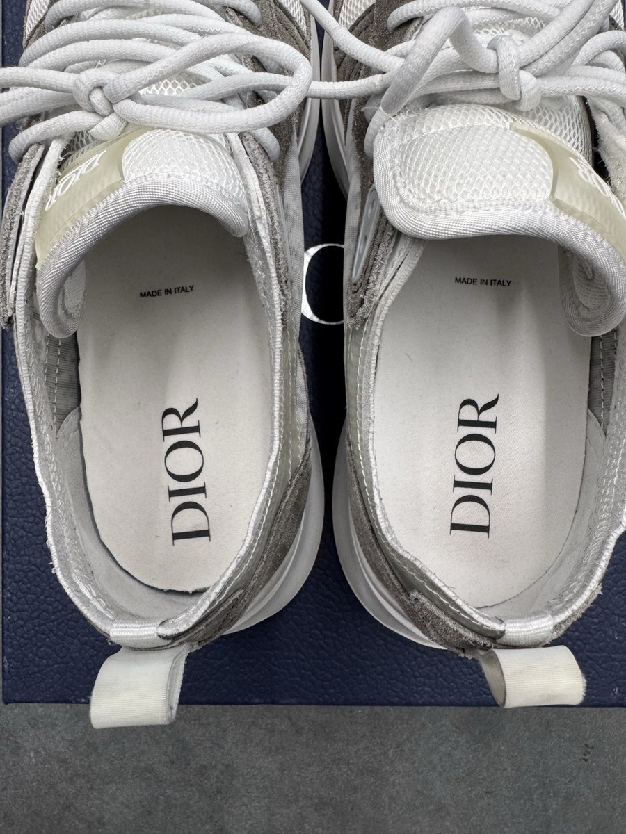 Dior B25 Runner Sneaker White / Grey Size 42 / US 9 | eBay