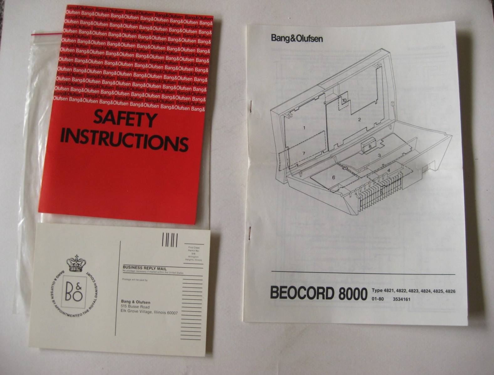 Bang Olufsen BEOCORD 8000 vintage audio equipment - eBay listing photo 1