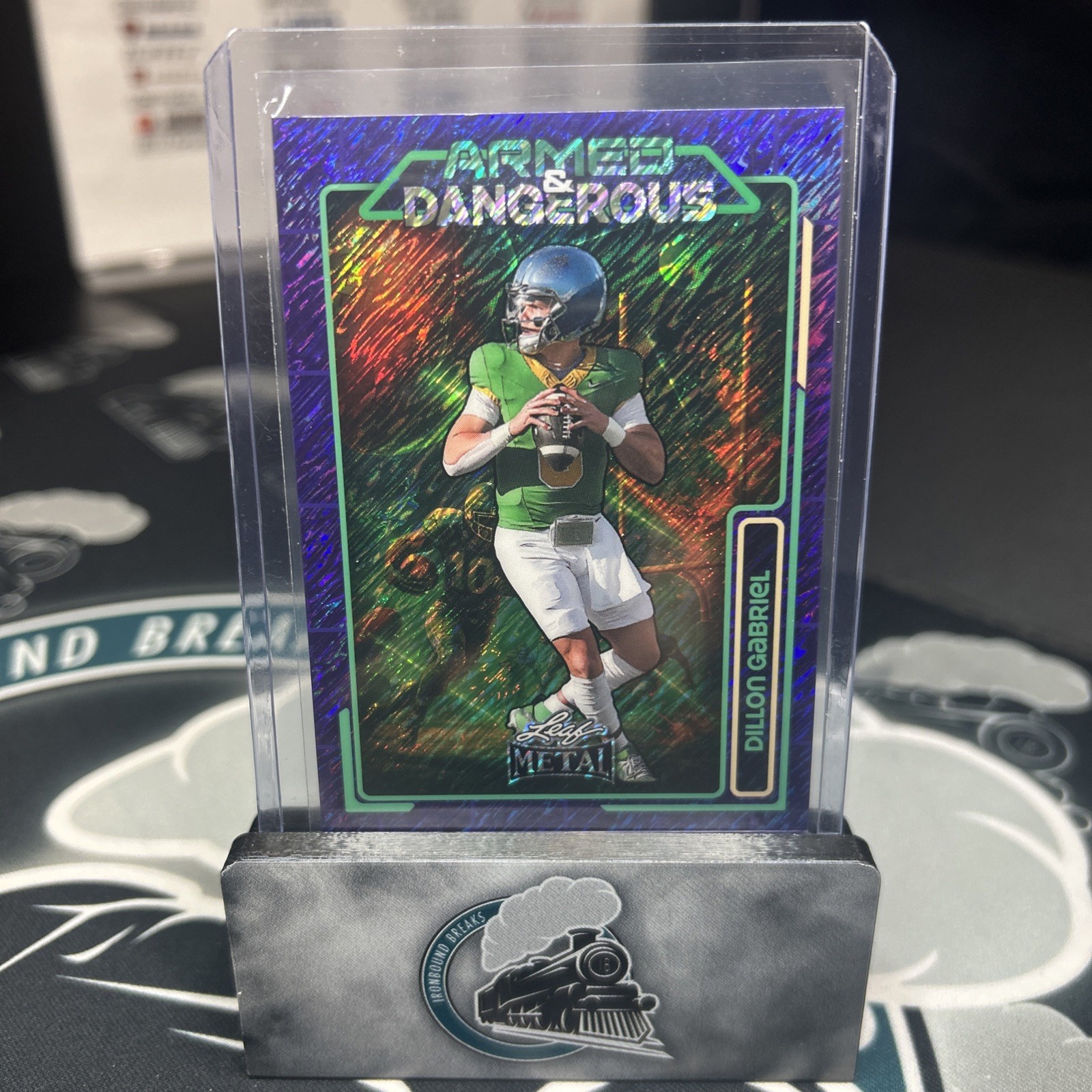 2026 Leaf Metal Armed and Dangerous Space Dillon Gabriel Purple Shimmer /7