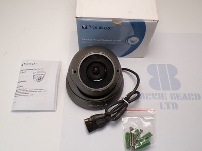 New Old Stock Vantage VAEVD420VFV vandalismusgeschützte Farb-Dome-Kamera grau