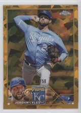 2023 Topps Chrome Update Sapphire Edition Gold 6/50 Jordan Lyles #USCS190 00gy