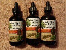3 Jamaican Mango Lime Black Castor Oil Peppermint 4 OZ M11