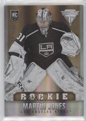 2013 Rookie Anthology Titanium Update Draft Position Number Martin Jones RC 2d8