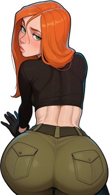 Kim Possible Character Vinyl Car Decal Sticker 7'' Weatherproof