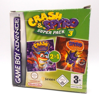 Crash & Spyro Super Pack Volume 3 - Game Boy Advance Nintendo - in OVP Box