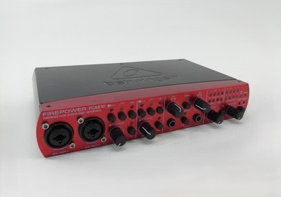 Behringer FCA610 Firepower Firewire/USB Audio Midi Interface NO Power Cords