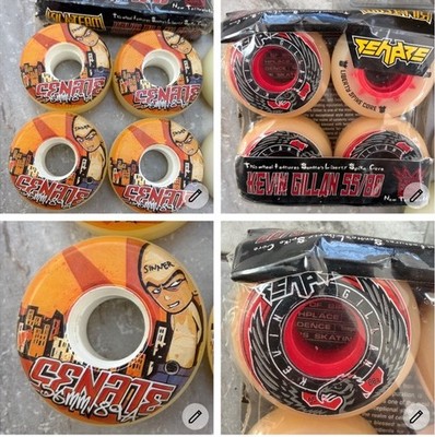 Senate Wheels Aggressive Inline Skate Vintage Wheels 12 Total 8 New Kevin Gillan