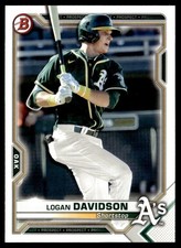 2021 Bowman Prospects Logan Davidson Oakland Athletics #BP-115