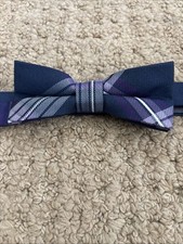 Pajarita Nordstrom Kids Preppy azul a cuadros 100 % mezcla de seda
