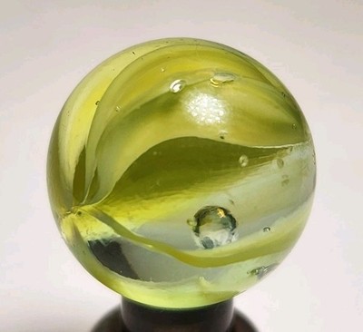 VACOR DE MEXICO  'Caged Cats Eye' .61'' Vintage Marble  Early Vacor Marble