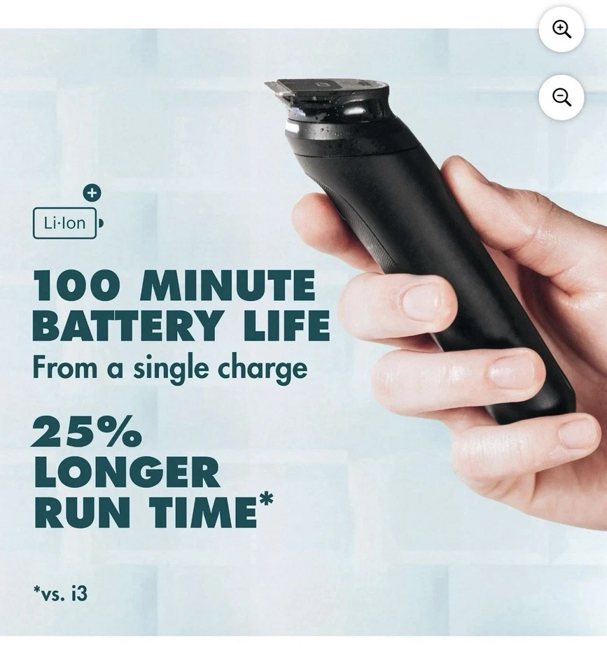 Gillette Intimate i7 Men’s Premium Body &Pubic Hair Trimmer w/Razor Sameday Ship - Image 4 of 4