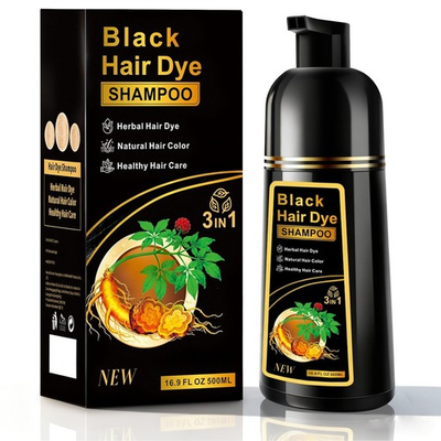 #ad Hair Dye Shampoo 3 in 1 Hair Shampoo Instant Hair Dye Herbal Ingredients US $11.69