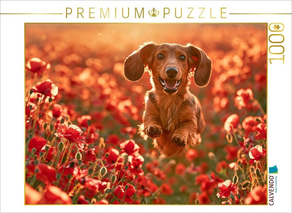 "Calvendo Puzzle An Image From The \"Enchanting Dachshunds\" Calendar | 1000 Pieces"-image