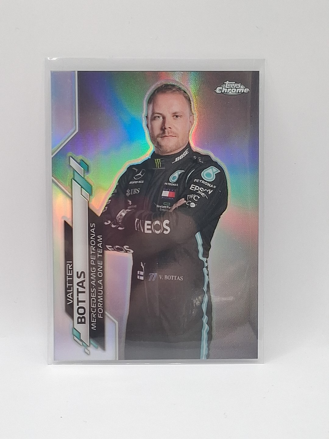 2020 Topps Chrome Formula 1 - F1 Racers Valtteri Bottas #2 Refractor (RC)