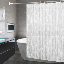 Shower Curtain Liner, 100 Waterproof Peva Shower Curtains with 3 Duty Heavy Bot