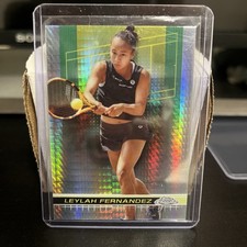 2024 Topps Chrome Tennis Leylah Fernandez Prism Refractor 123