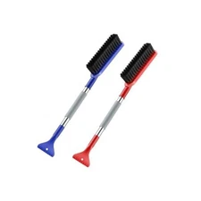 Car Snow Brush with Ice Scrapers, 23 Inch, 2 Pack, Detachable Ice Shovel Tool, 