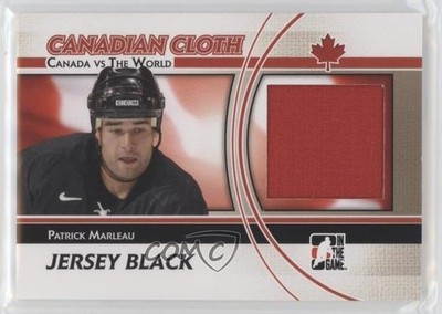 2011-12 ITG Canada VS the World Canadian Cloth Black Jersey Patrick Marleau n1u