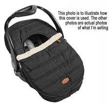 JJ Cole Winter Baby Car Seat Cover for Baby Seat or Stroller