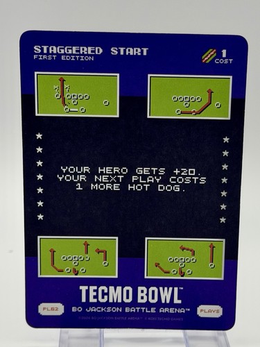 2026 Bo Jackson Battle Arena Tecmo Bowl Play PL62 Staggered Start
