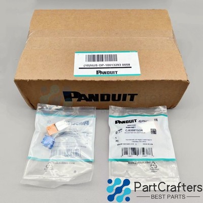 New (BOX OF 50) Fits For Panduit Cat6a 10 Gig Mini-Com Jack Orange CJ6X88TGOR